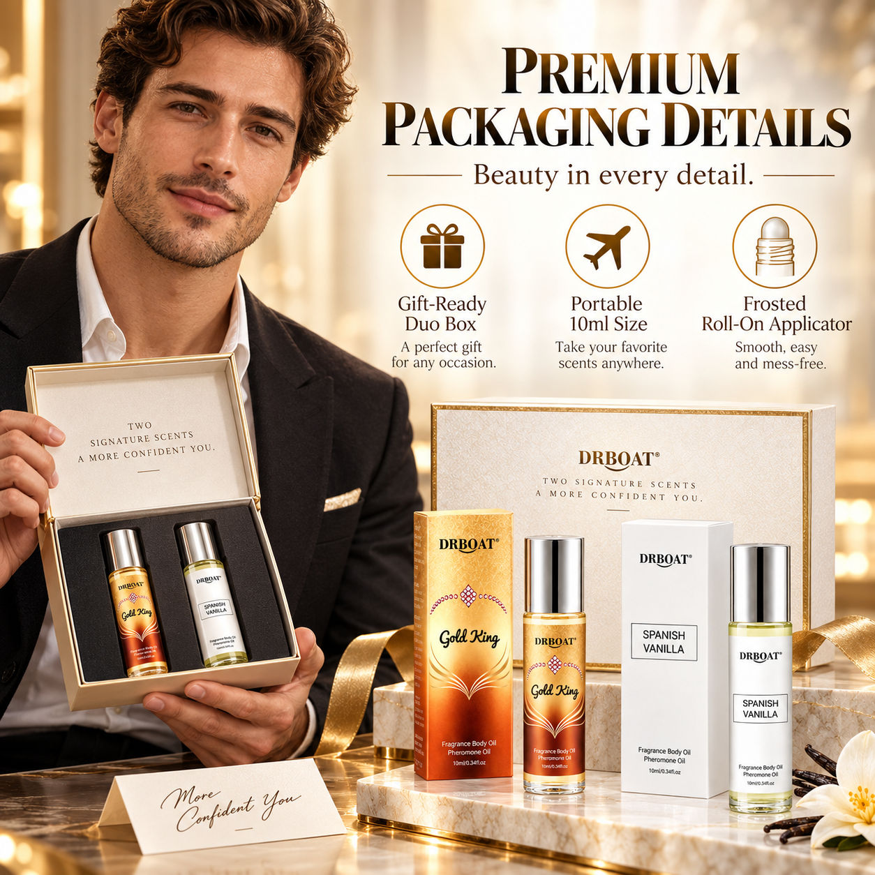 Men Duo Roll-on Perfume Oil Ki - огляд і ціна Perfume Alcohol Fragrance
